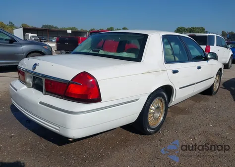 2000 Mercury Grand Marquis Ls z USA, uszkodzony, nr VIN 2MEFM75W4YX717646